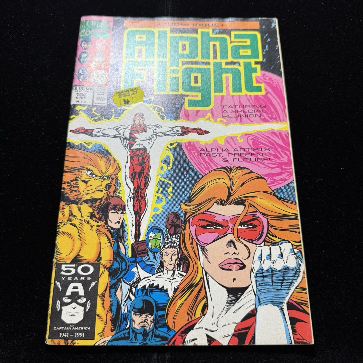 Alpha Flight 100 - Modern Age Marvel Comics 1991