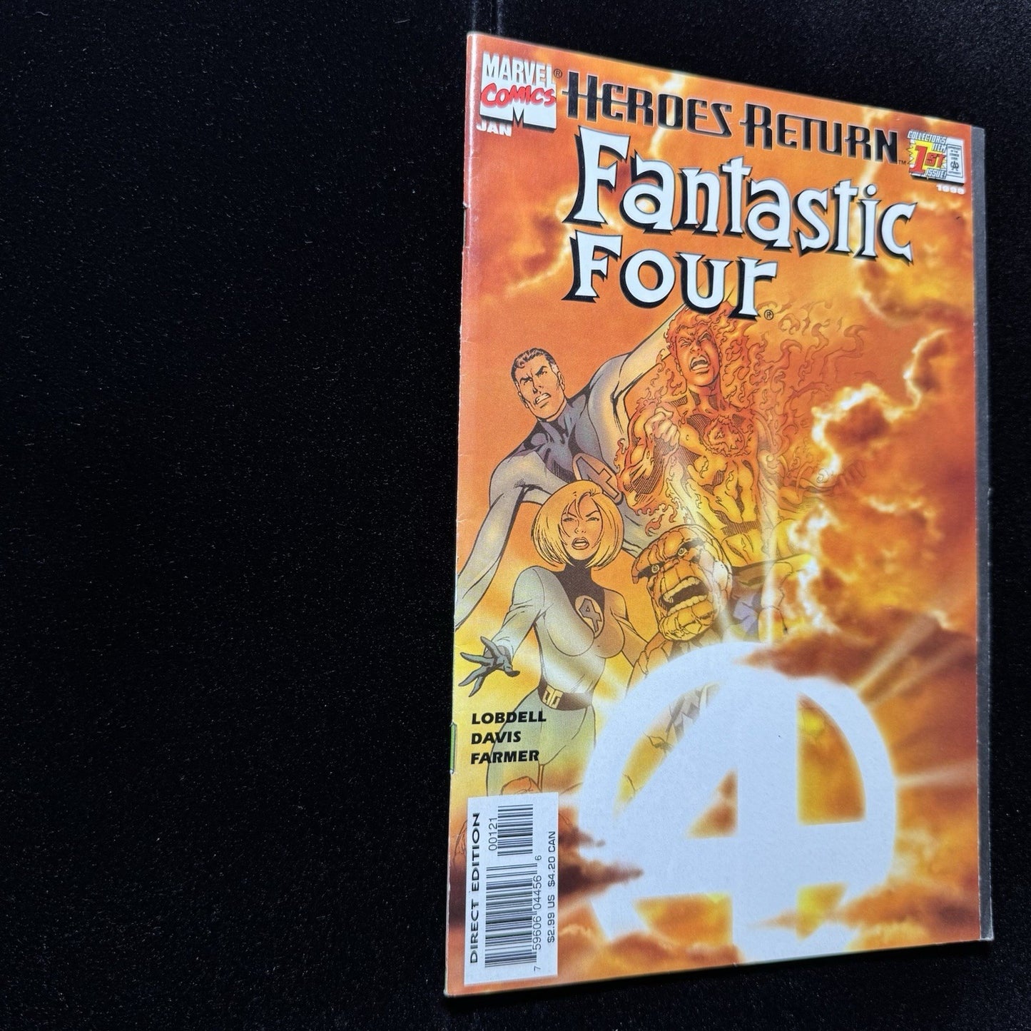 Fantastic Four 1 - Sunburst Variant Cover - Modern Age Marvel Comics 1997