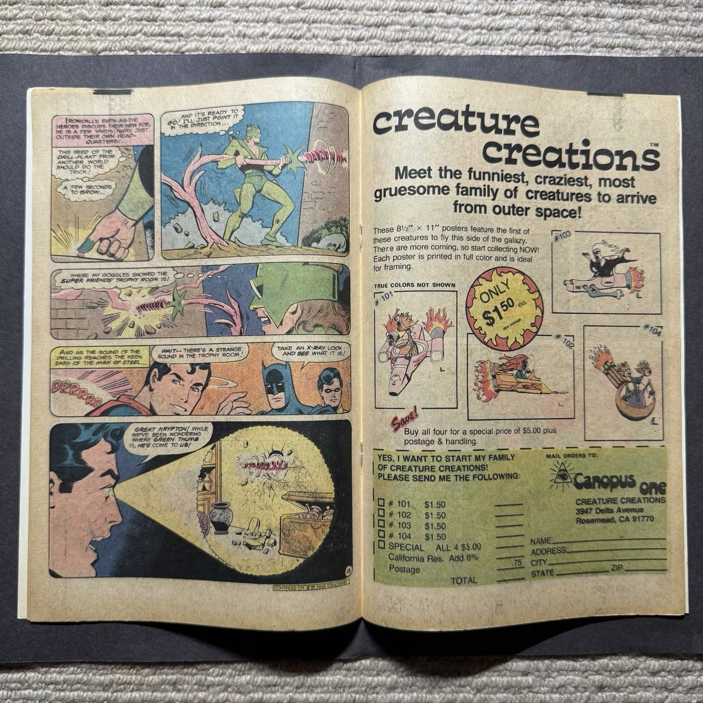 Super Friends 42 - 1st Appearance Of Green Fury - Bronze Age Dc Comics 1981