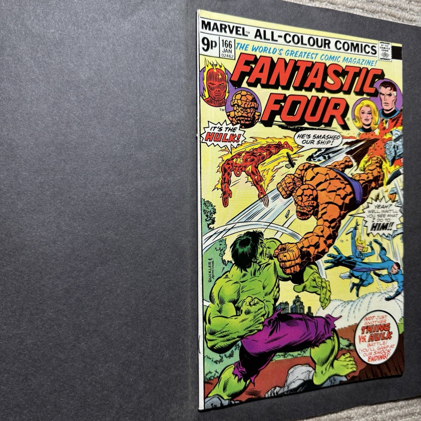 Fantastic Four 166 - Bronze Age Marvel Comics 1976