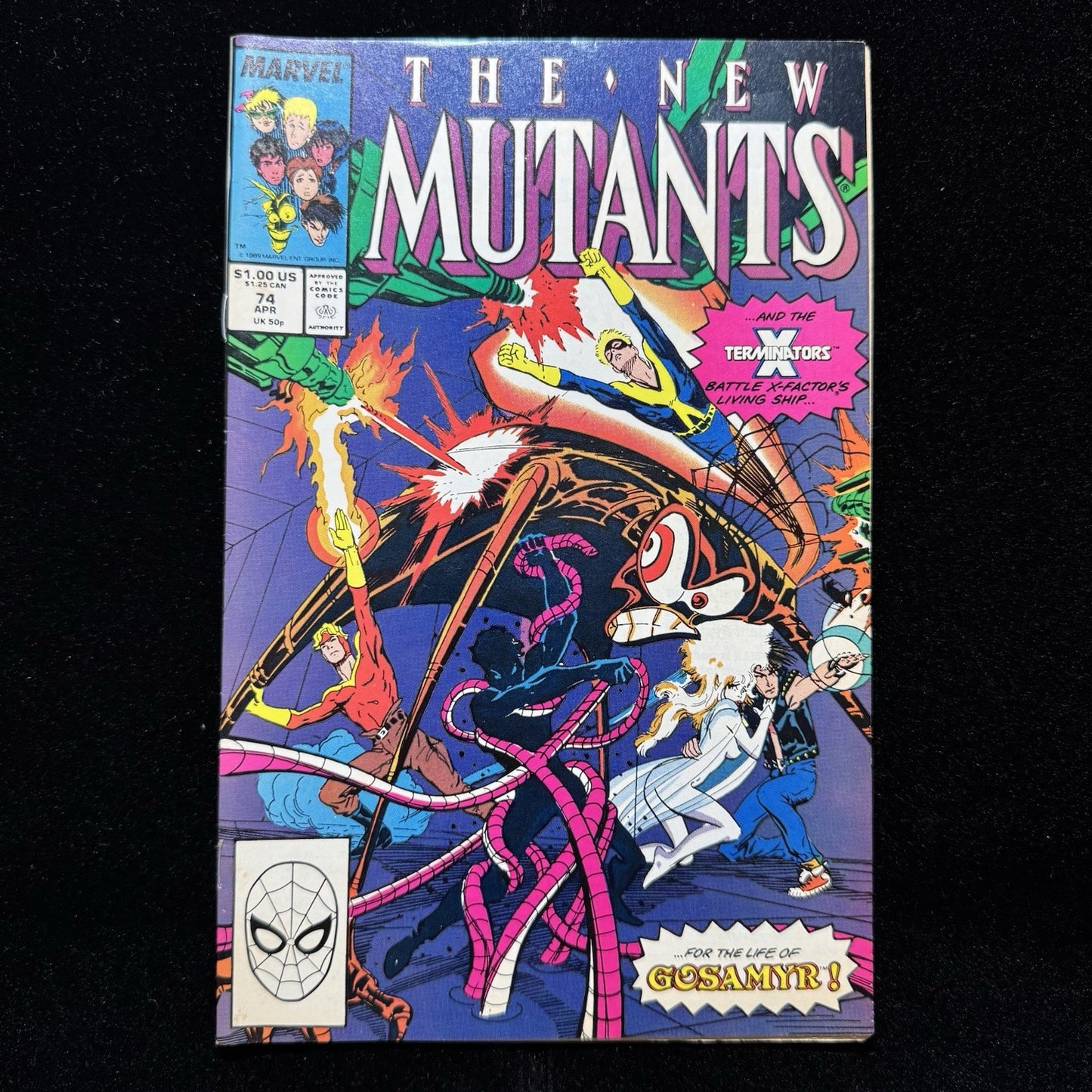 New Mutants 74 - Copper Age Marvel Comics 1989