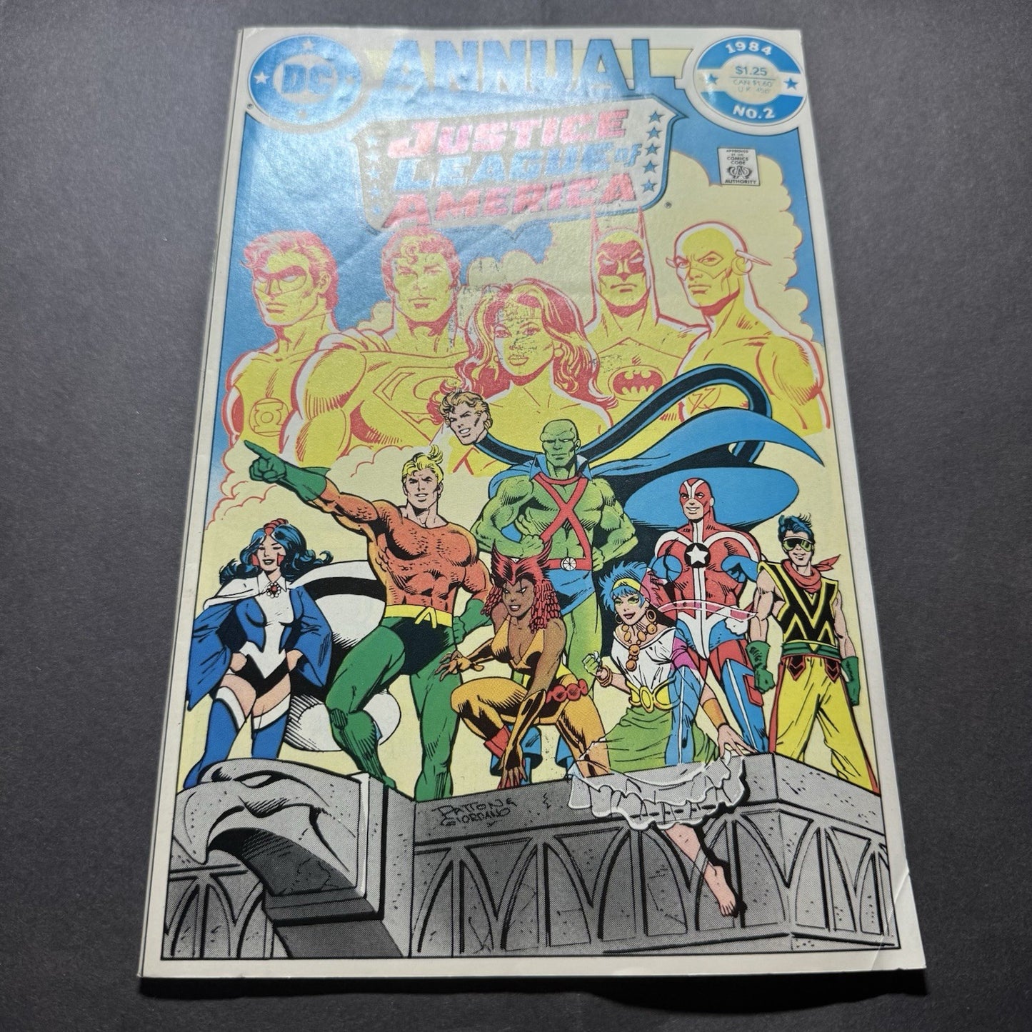 Justice League Annual 2 - 1st App Justice League Detroit - Copper Age Dc 1984