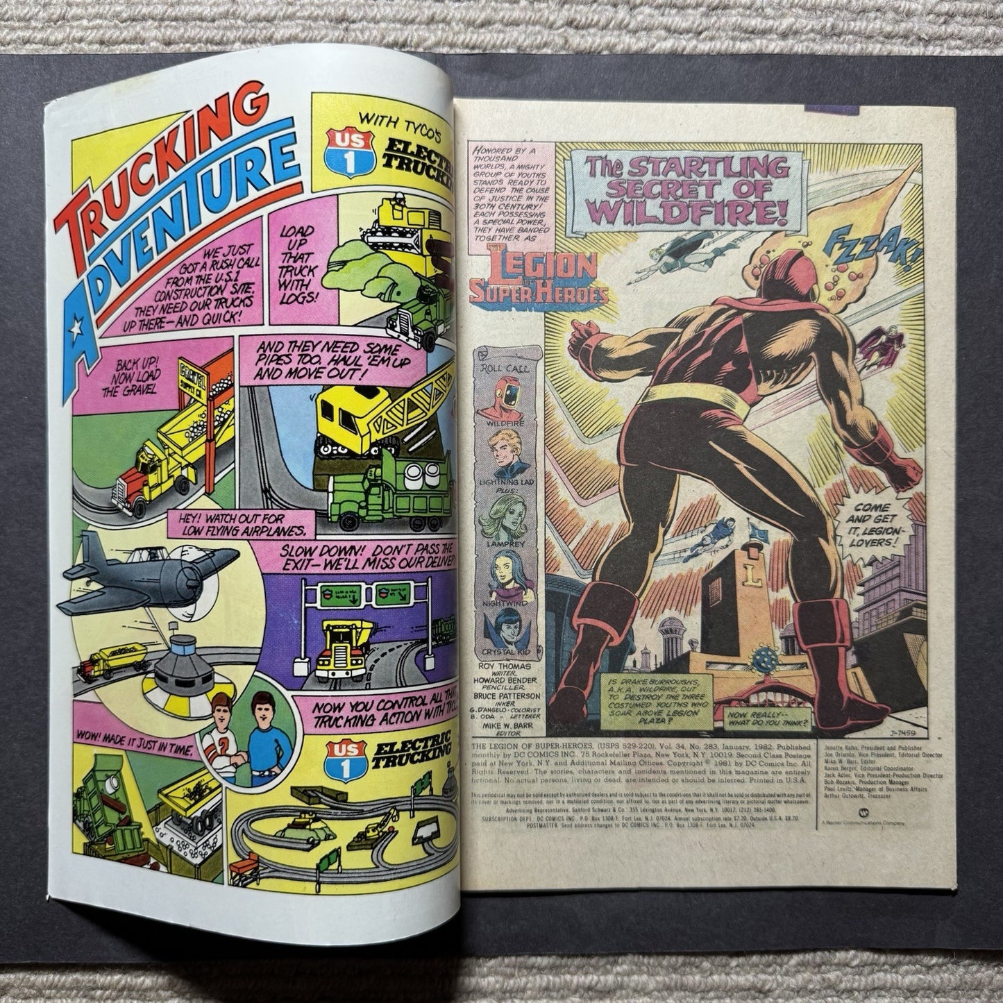 Legion Of Super-Heroes 283 - Bronze Age Dc Comics 1982