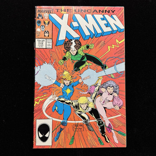 Uncanny X-Men 218 - Copper Age Marvel Comics 1987