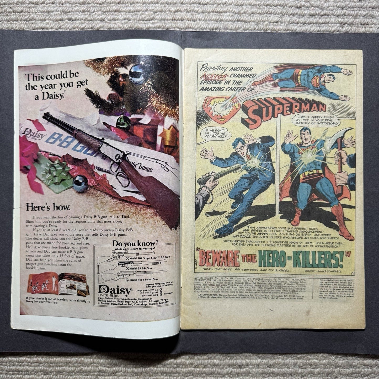 Action Comics 444 - Bronze Age Dc Comics 1974