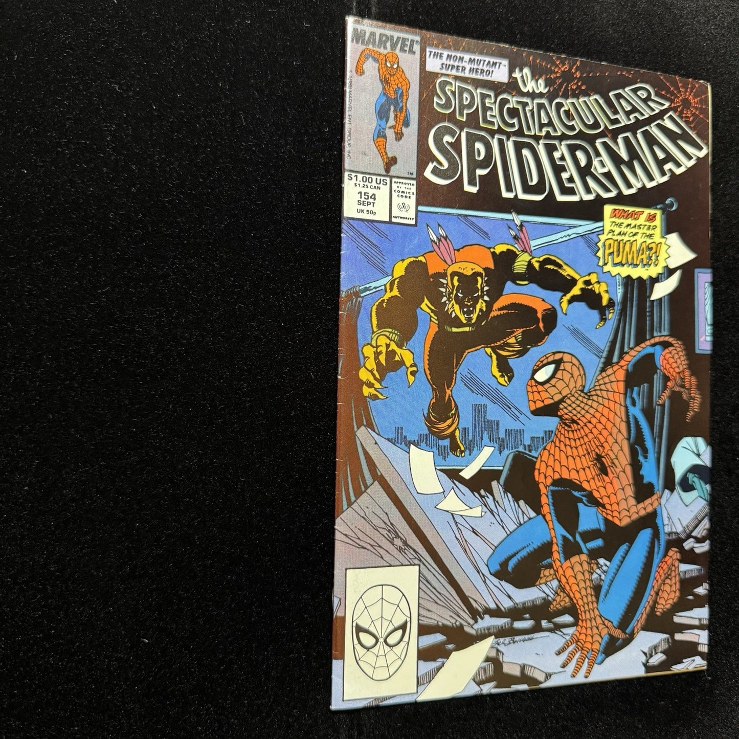 Spectacular Spider-Man 154 - Copper Age Marvel Comics 1989