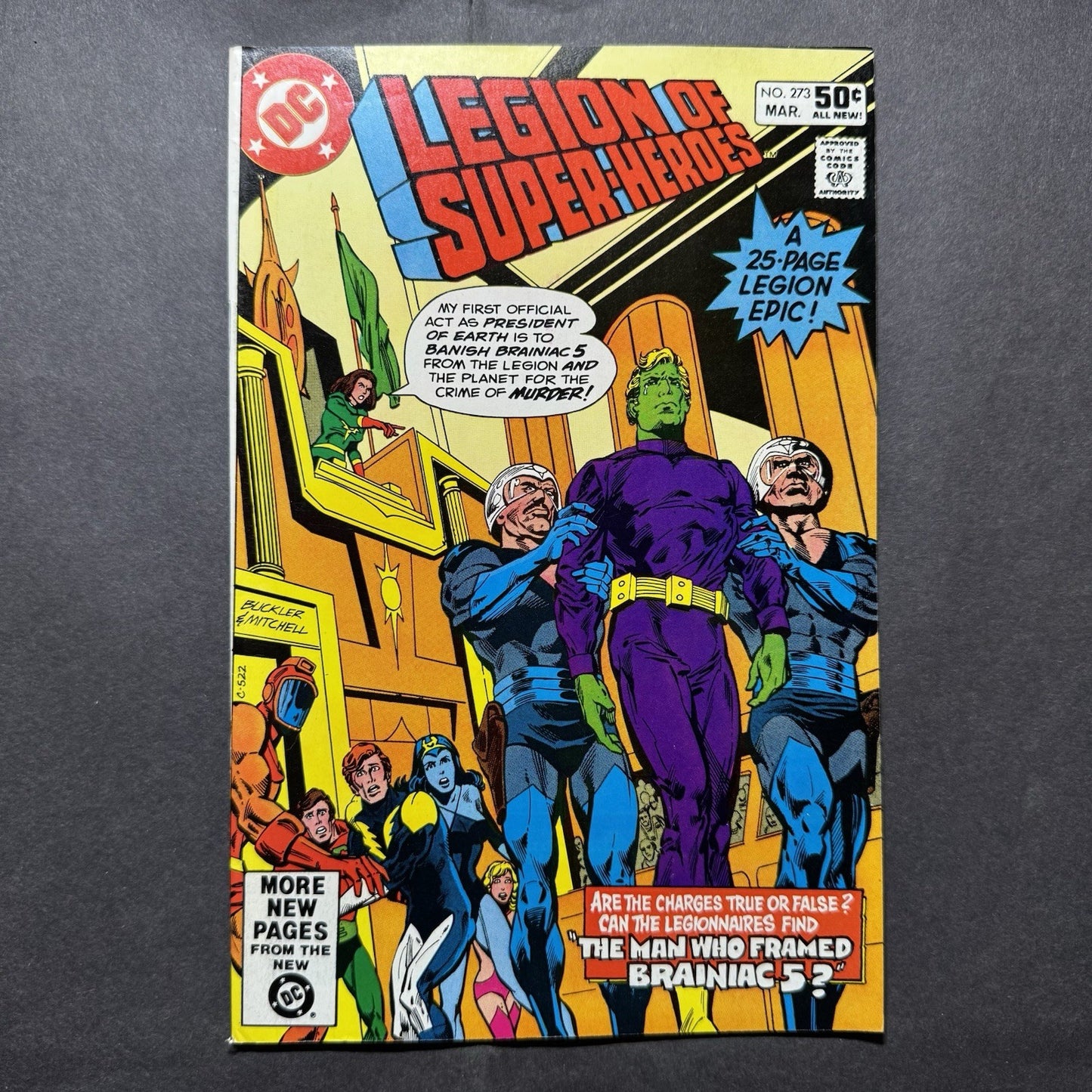 Legion Of Super-Heroes 273 - Bronze Age Dc Comics 1981