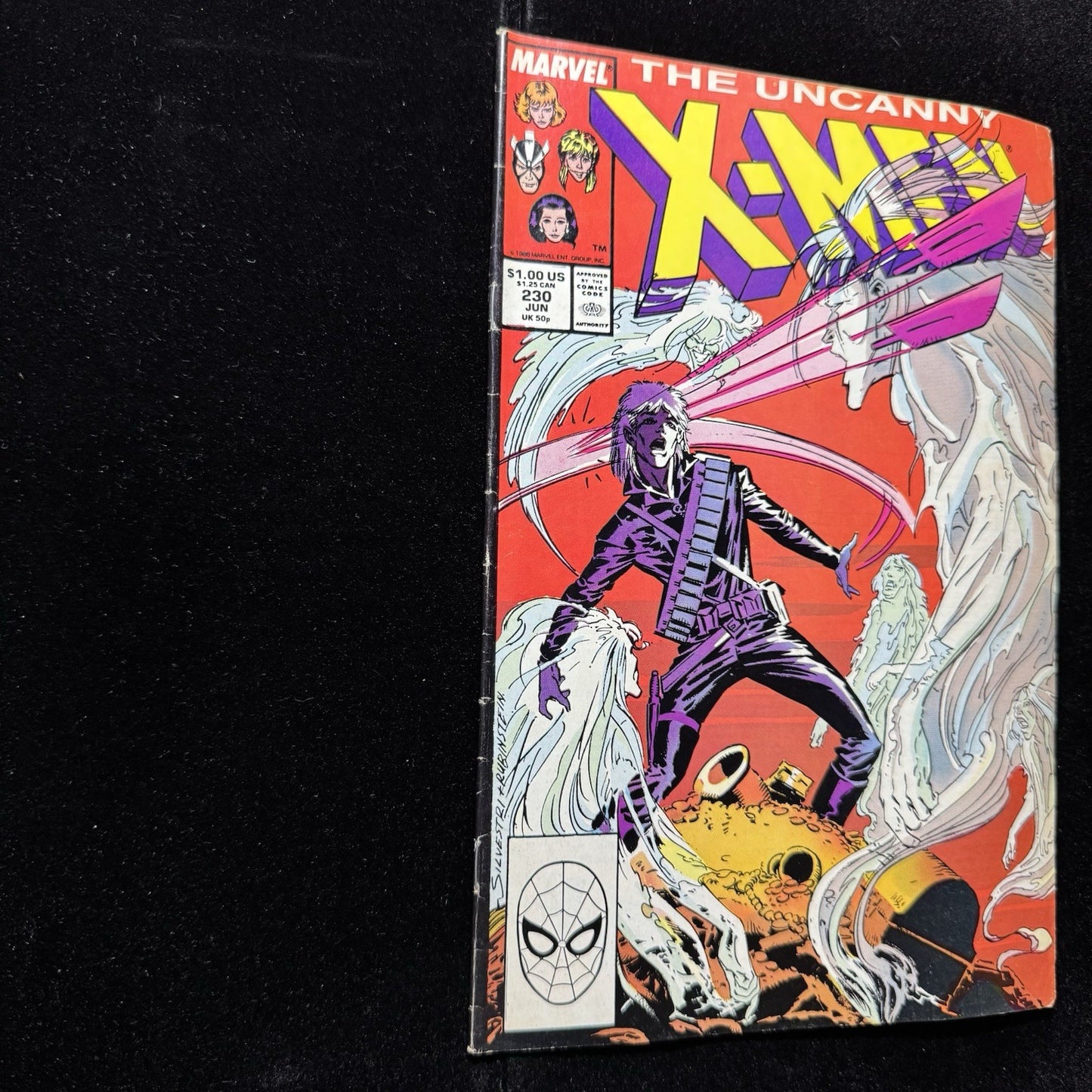 Uncanny X-Men 230 And 225 - Comic Bundle - Copper Age Marvel Comics 1988