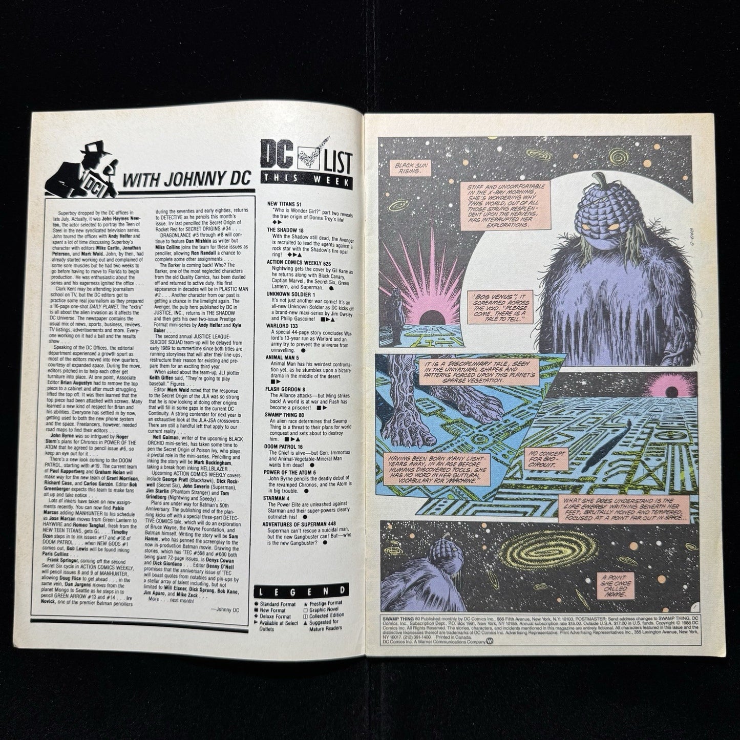 Saga Of The Swamp Thing 80 - Copper Age Dc Comics 1989