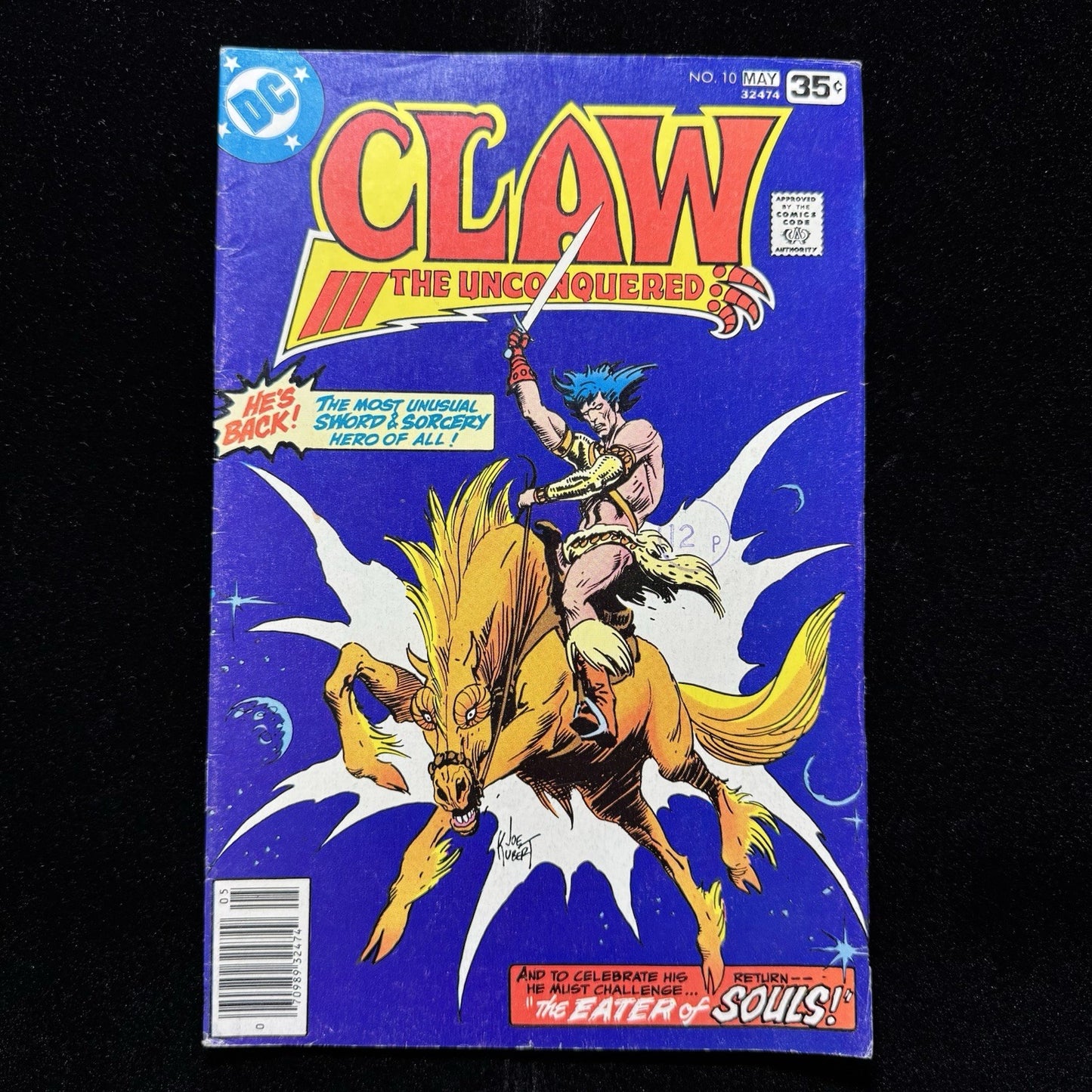 Claw The Unconquered 10 - Bronze Age Dc Comics 1978