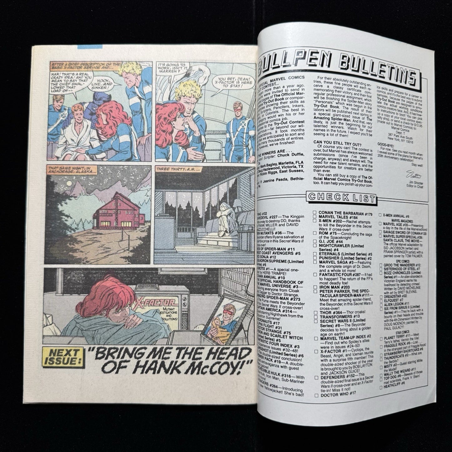 X-Factor 1 - 1st Appearance Of X-Factor - Copper Age Marvel Comics 1986