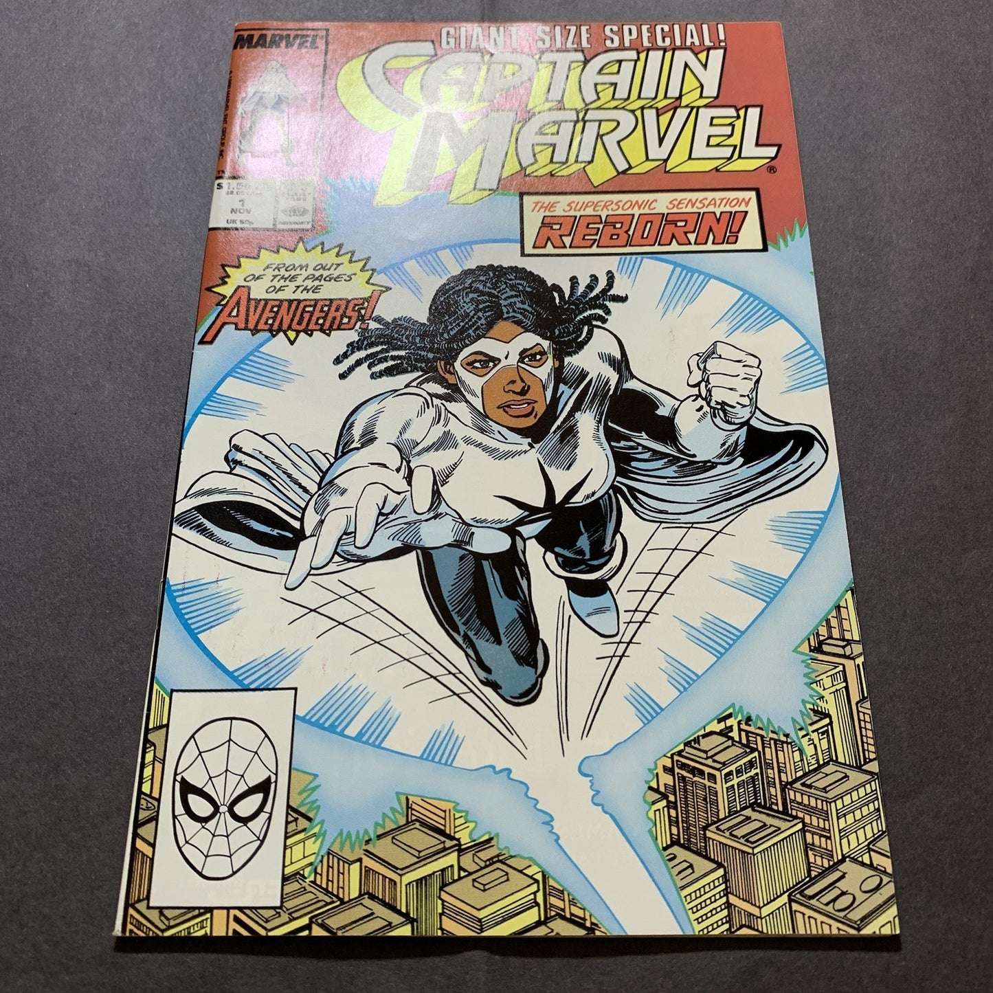 Giant Size Captain Marvel 1 - Copper Age Marvel Comics 1989