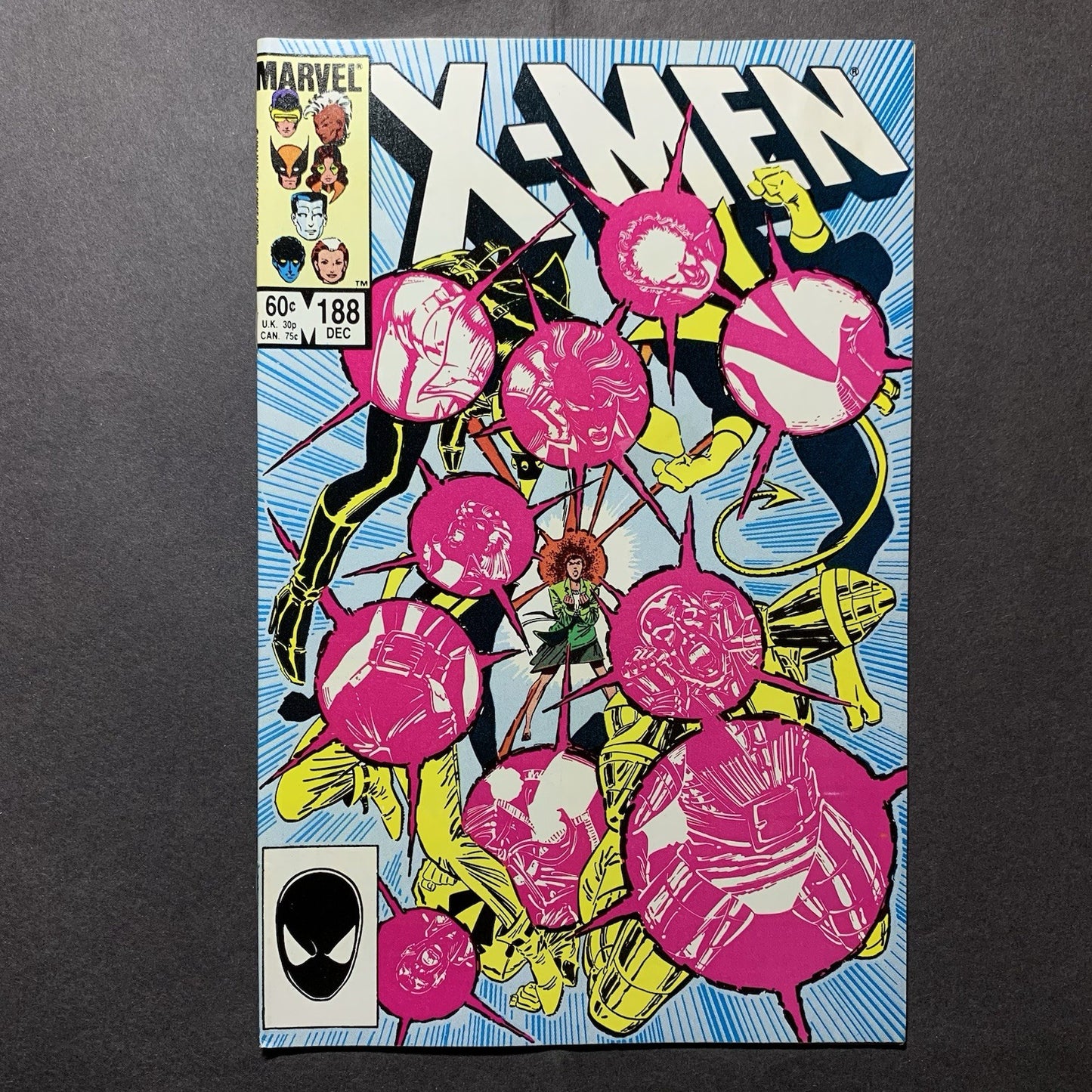 Uncanny X-Men 188/ copper age marvel comics 1984