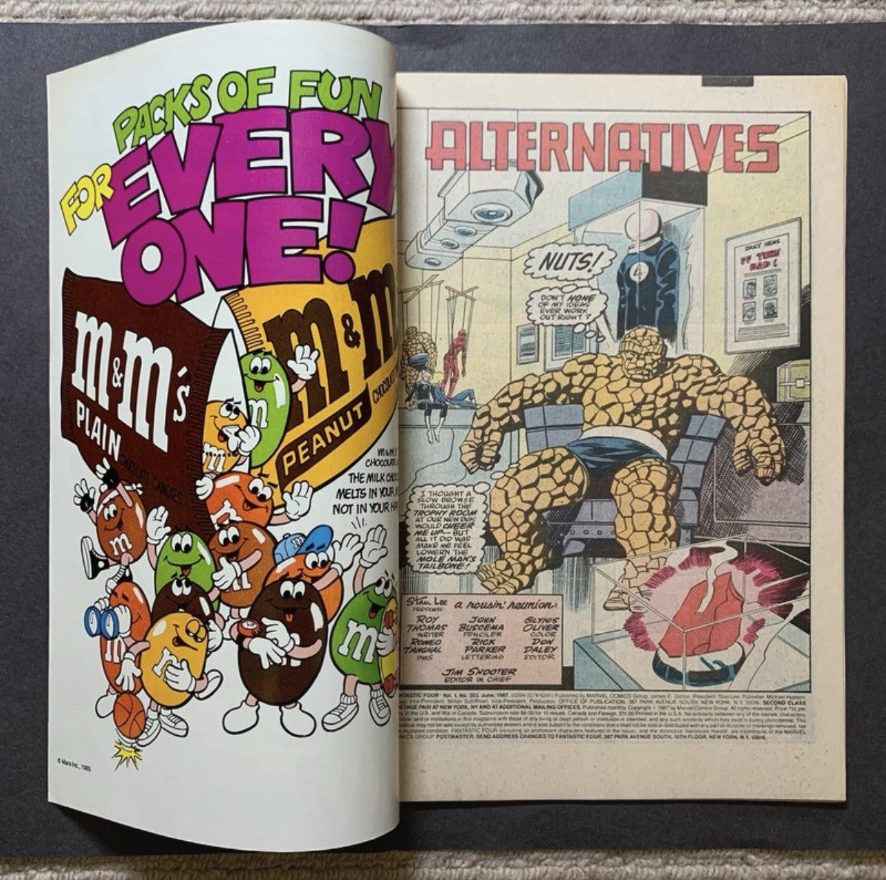Fantastic Four 303/ copper age marvel comics 1987