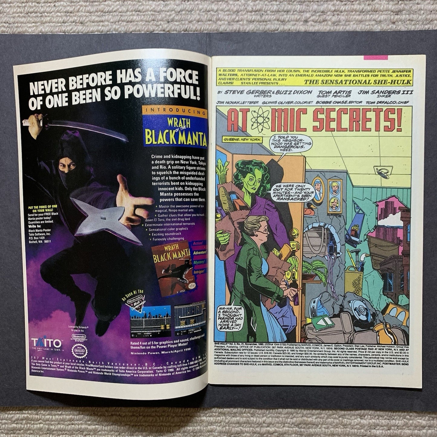 Sensational She Hulk 21/ Copper Age Marvel Comics 1990