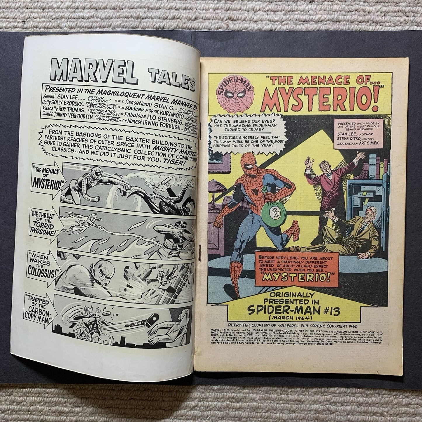 Marvel Tales 8/ Silver Age Marvel Comics 1967