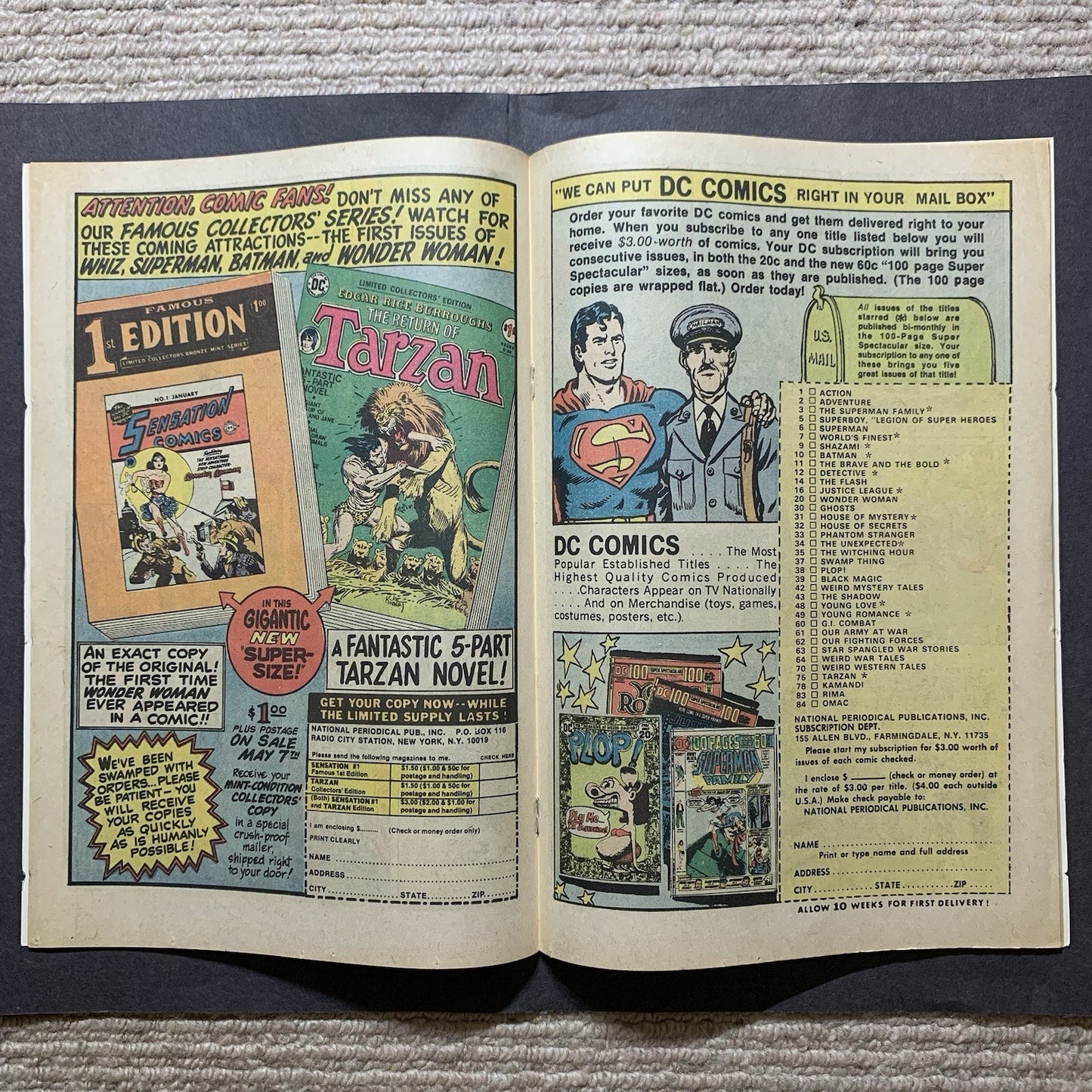 The Shadow 6/ Bronze Age Dc Comics 1974