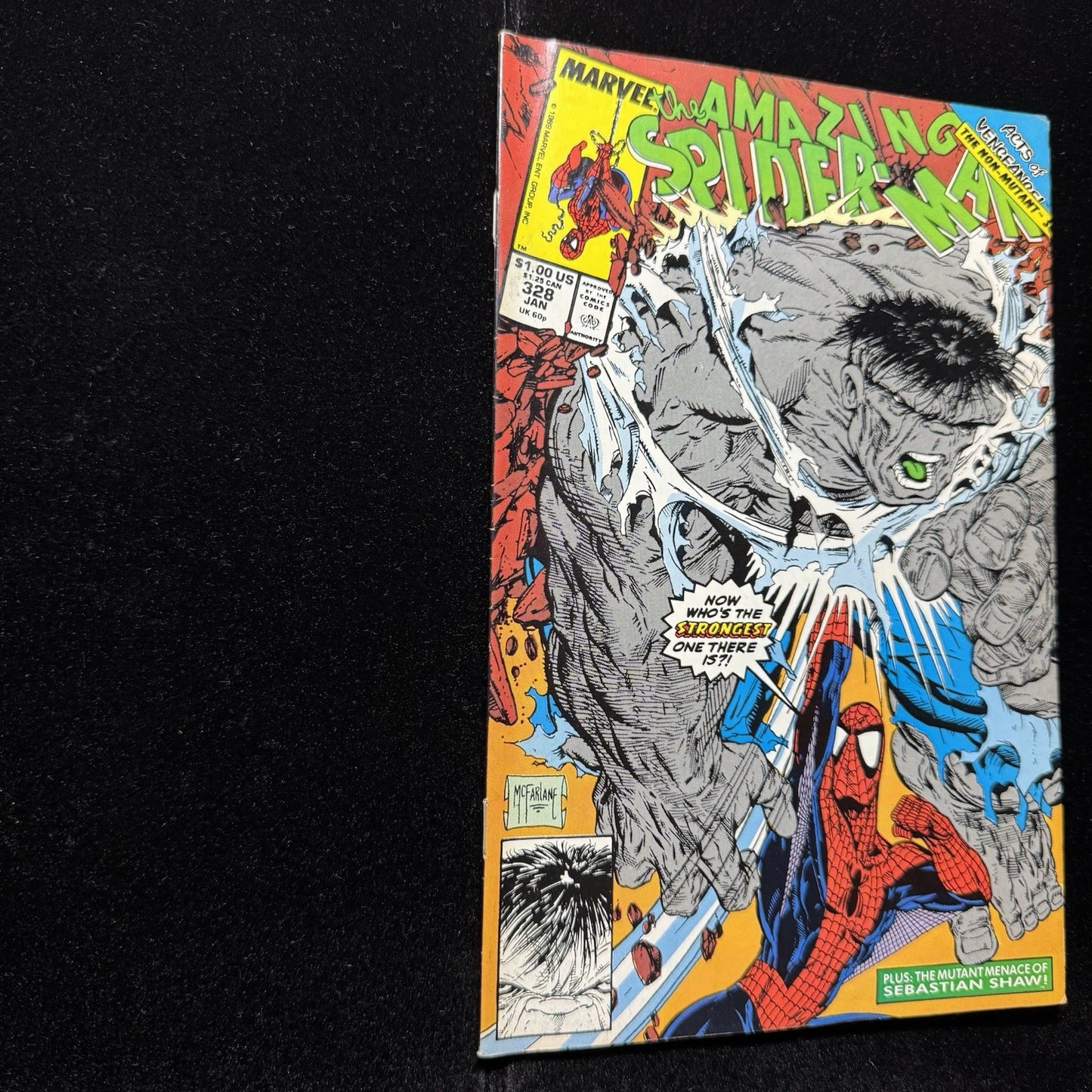 Amazing Spider-Man 327 - Iconic McFarlane Cover - Copper Age Marvel Comics 1990