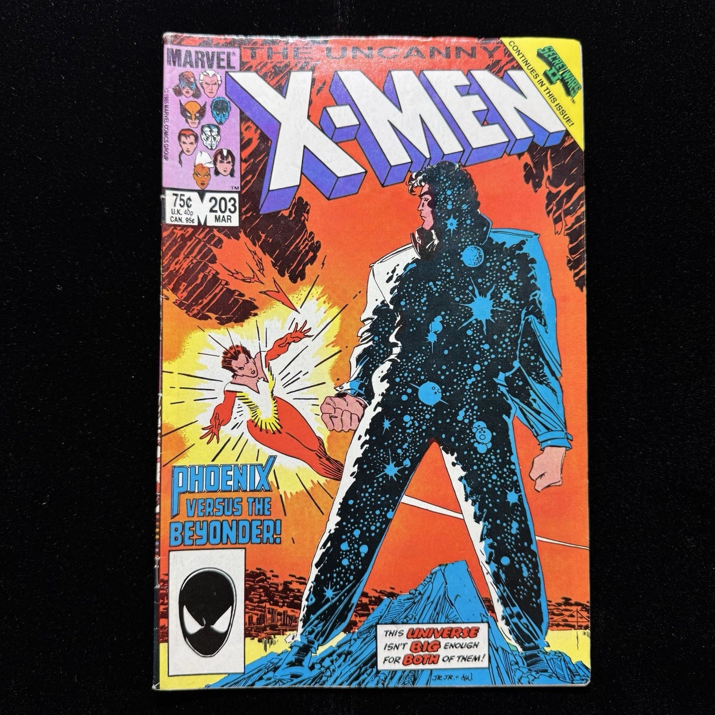 Uncanny X-Men 203 - Copper Age Marvel Comics 1986
