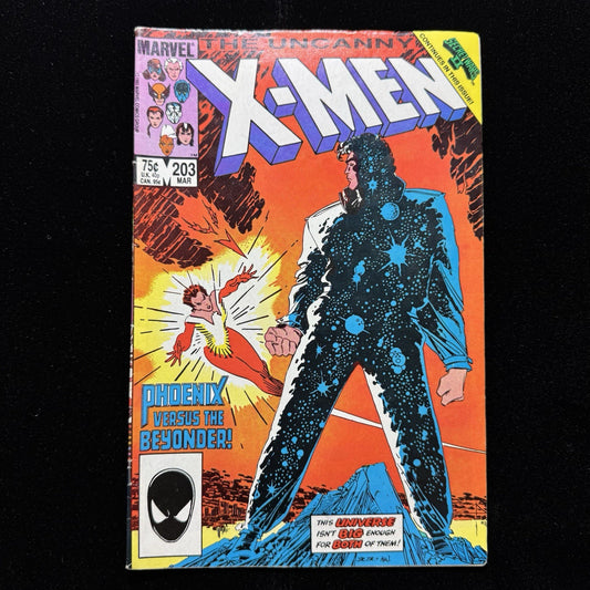 Uncanny X-Men 203 - Copper Age Marvel Comics 1986