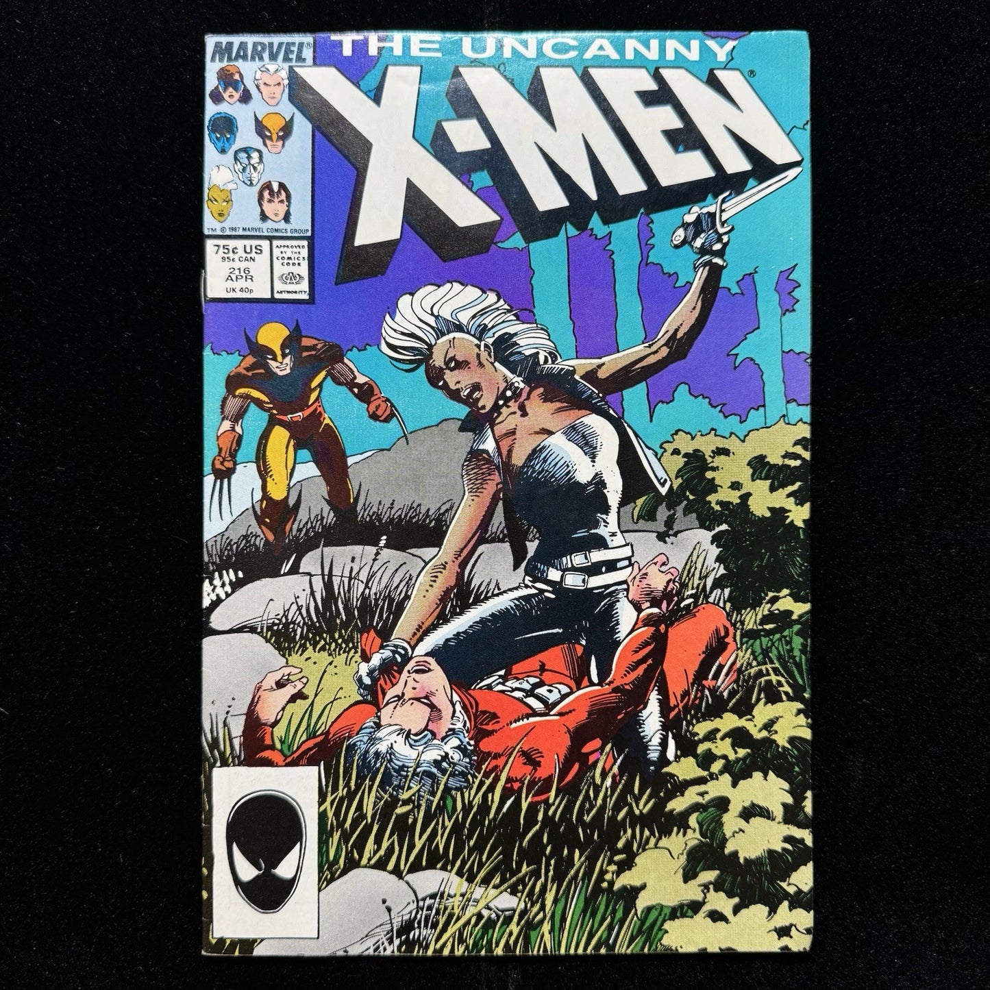 Uncanny X-Men 216  - Copper Age Marvel Comics 1987