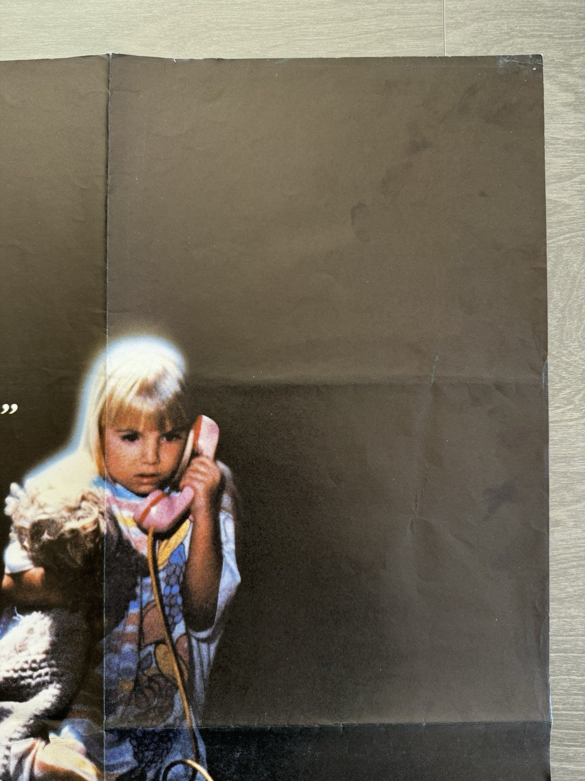 Poltergeist II The Other Side 1986 - Original UK Quad Poster - Horror - Folded
