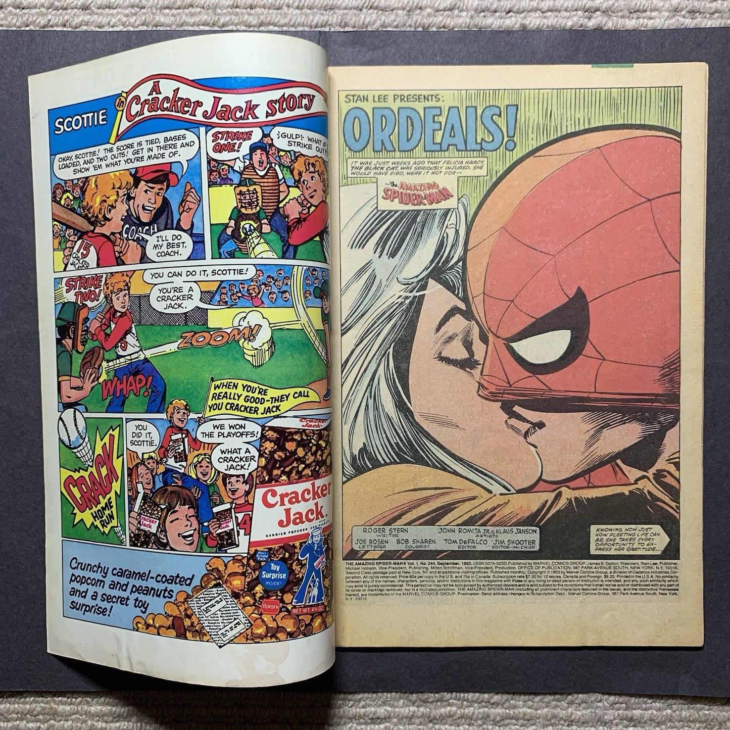 Amazing Spider-Man 244 - 3rd App Hobgoblin - Bronze Age Marvel Comics 1983