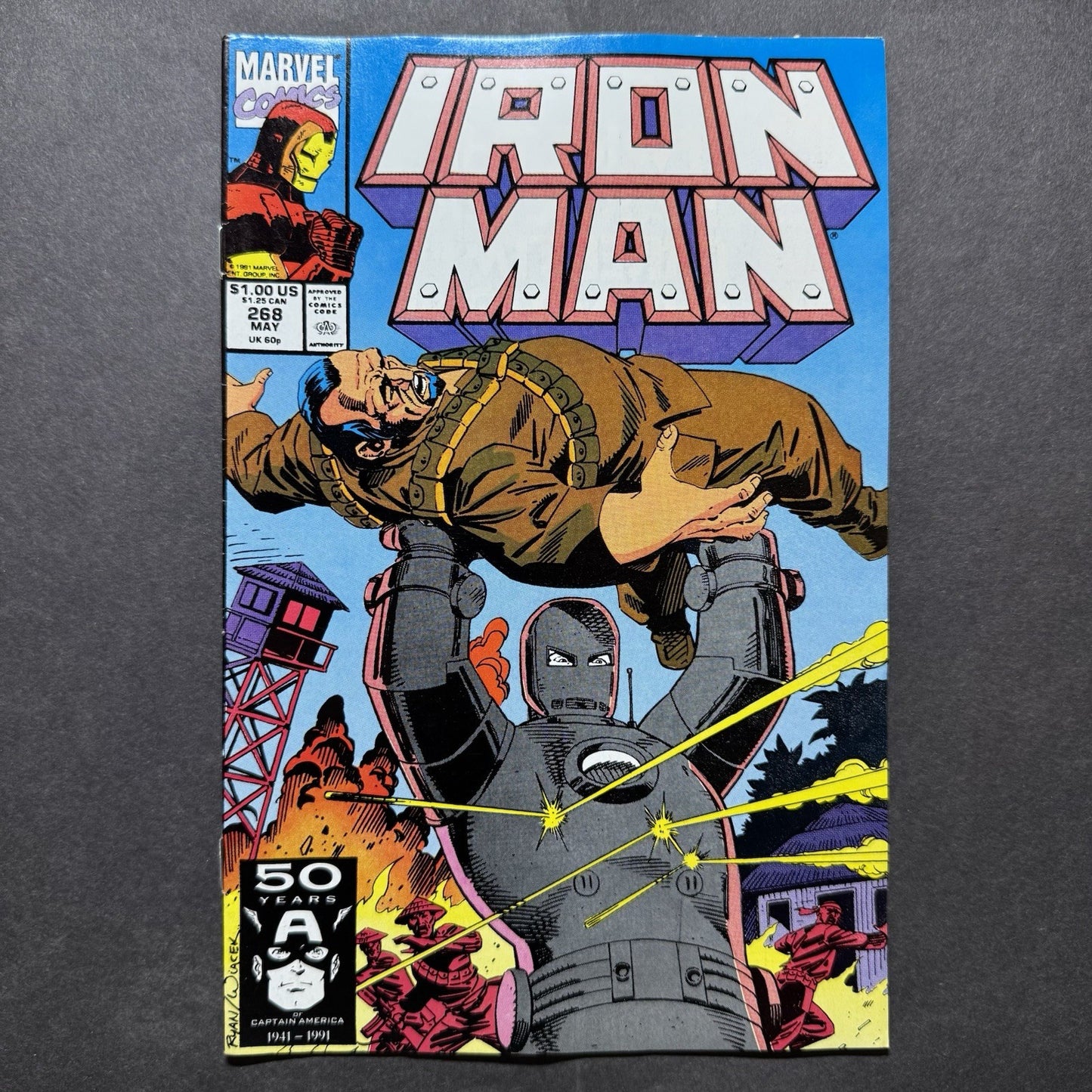 Iron Man 268 - Copper Age Marvel Comics 1991