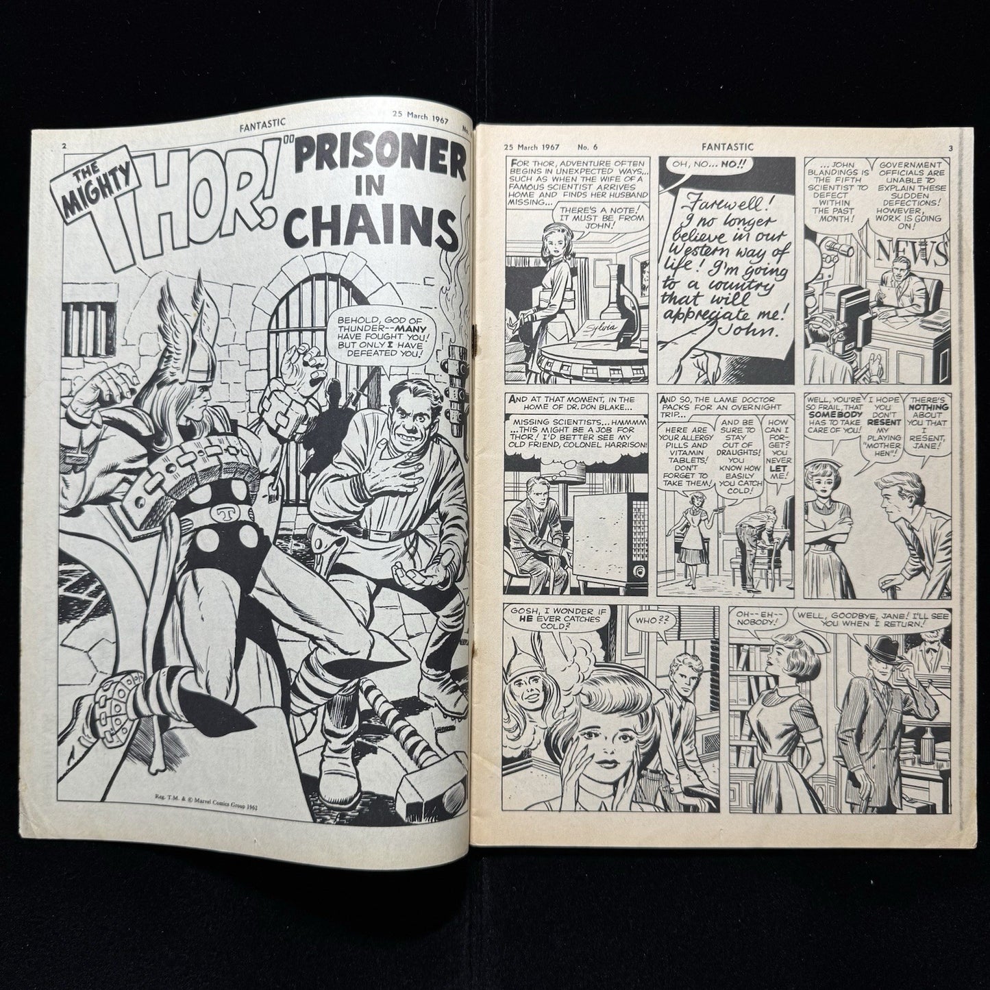 Fantastic! 6 - British Comics - Silver Age Odhams/ IPC Magazines Comics 1967