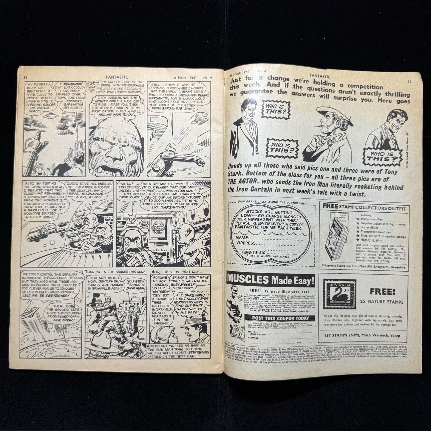 Fantastic! 4 - British Comics - Silver Age Odhams/ IPC Magazines Comics 1967