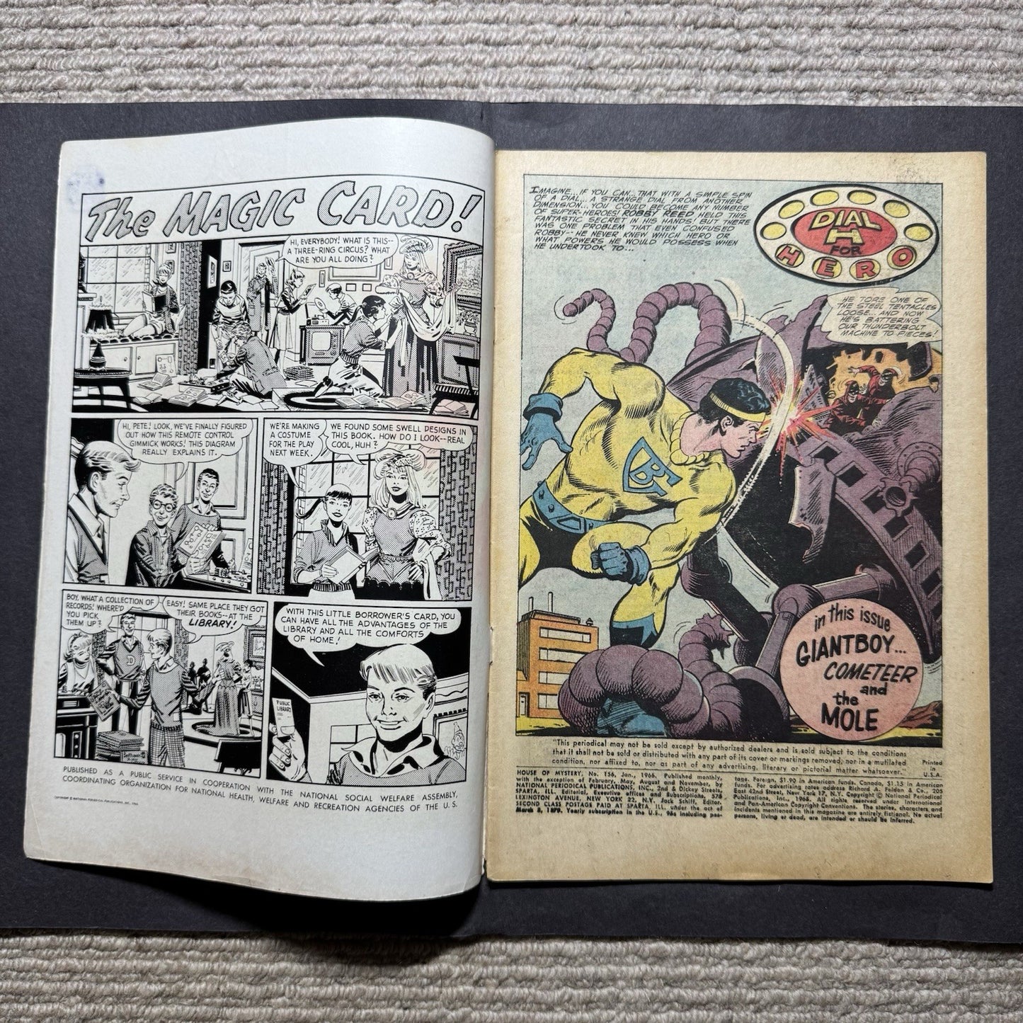 House Of Mystery 156 - 1st App Of Robby Reed - Silver Age Dc Comics 1966