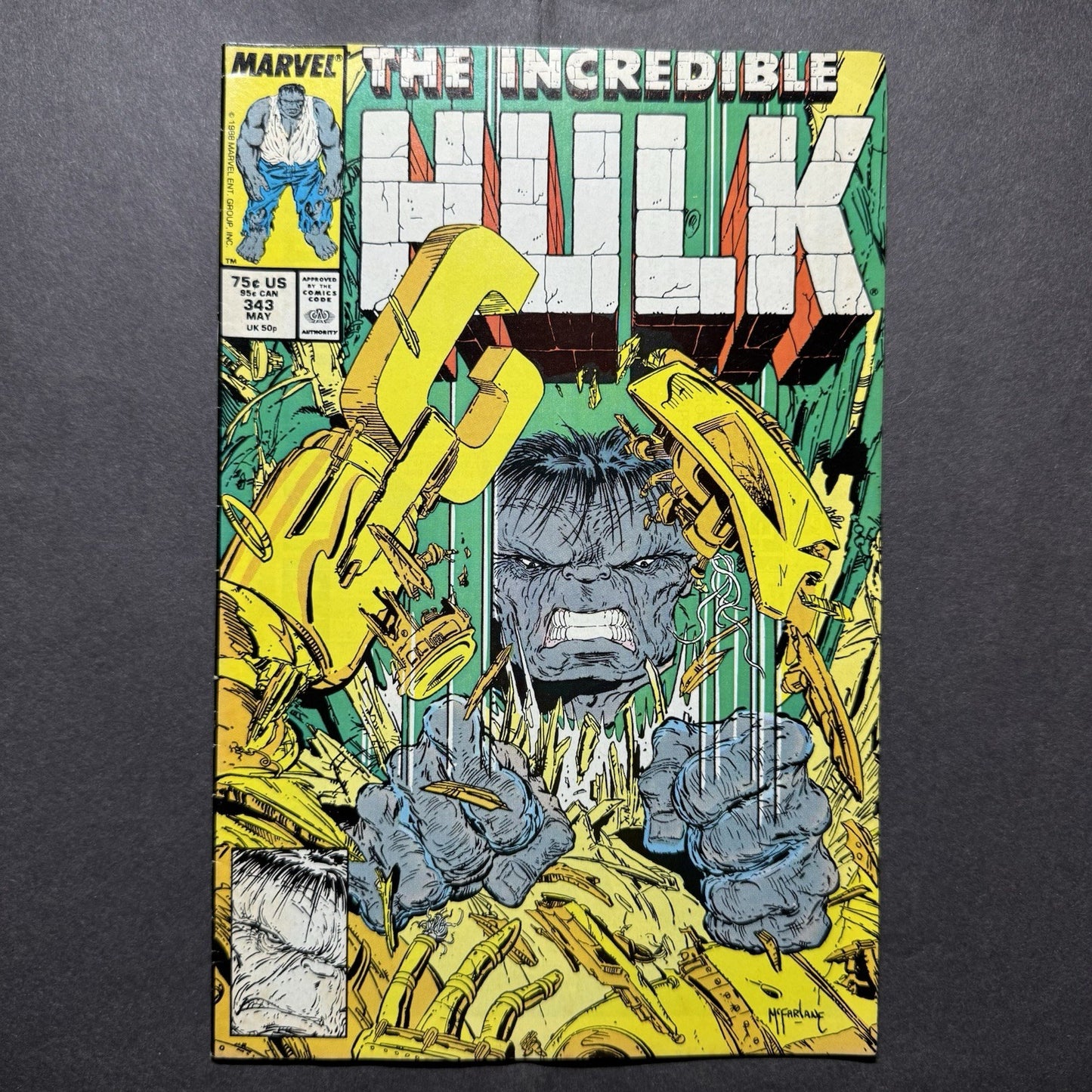 Incredible Hulk 343 - Copper Age Marvel 1988