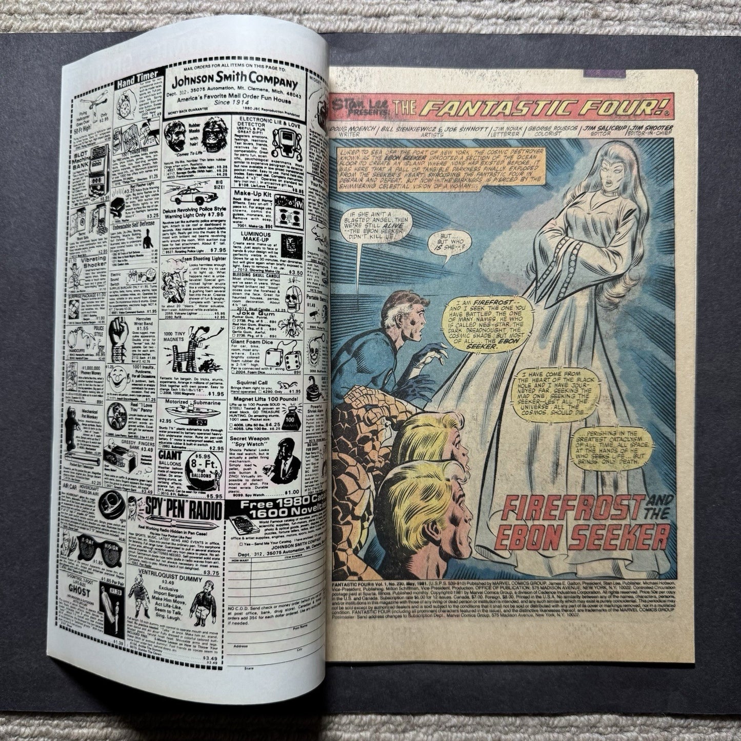 Fantastic Four 230 - Bronze Age Marvel Comics 1981