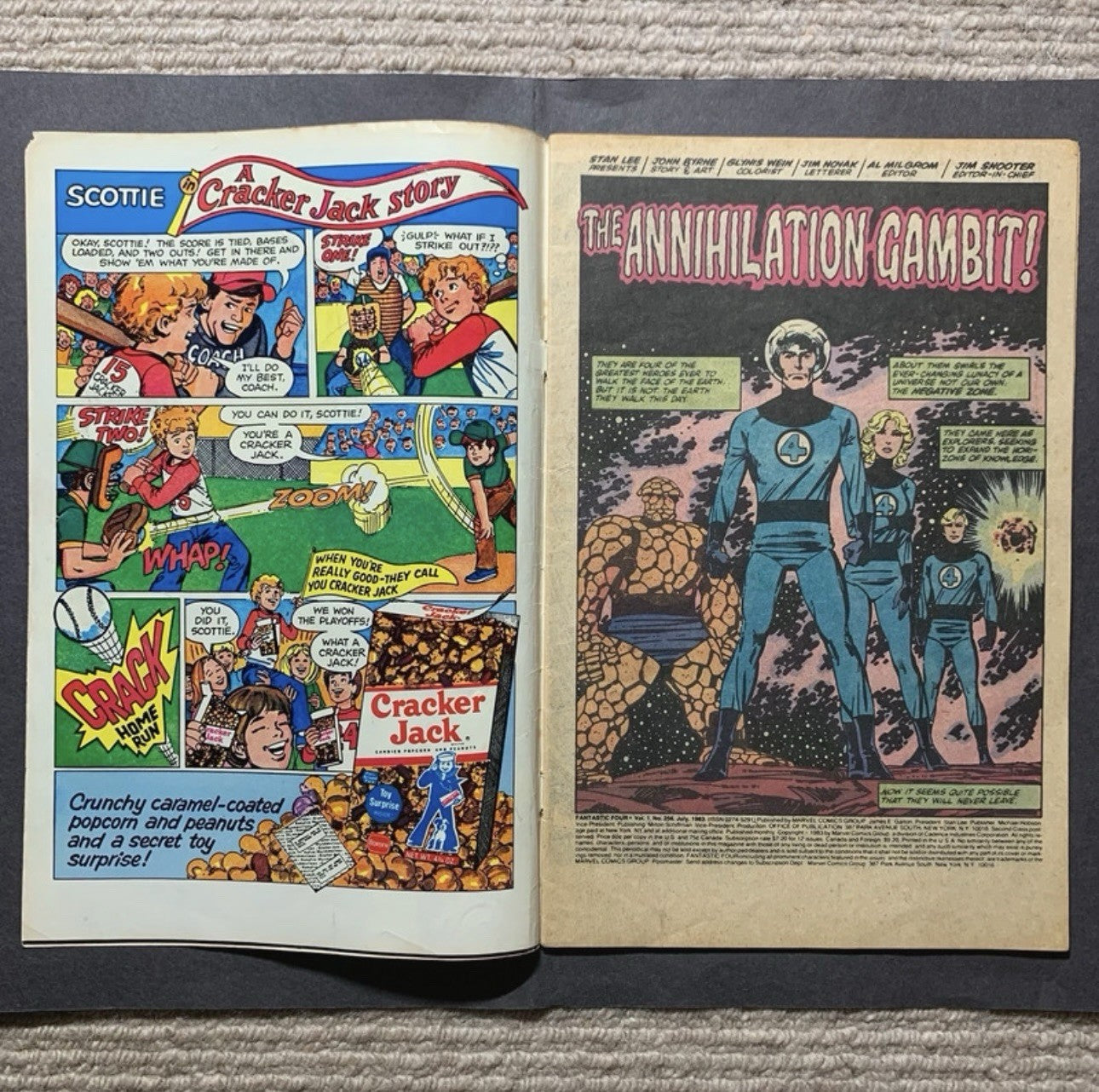 Fantastic Four 256/ Bronze Age marvel comics 1983