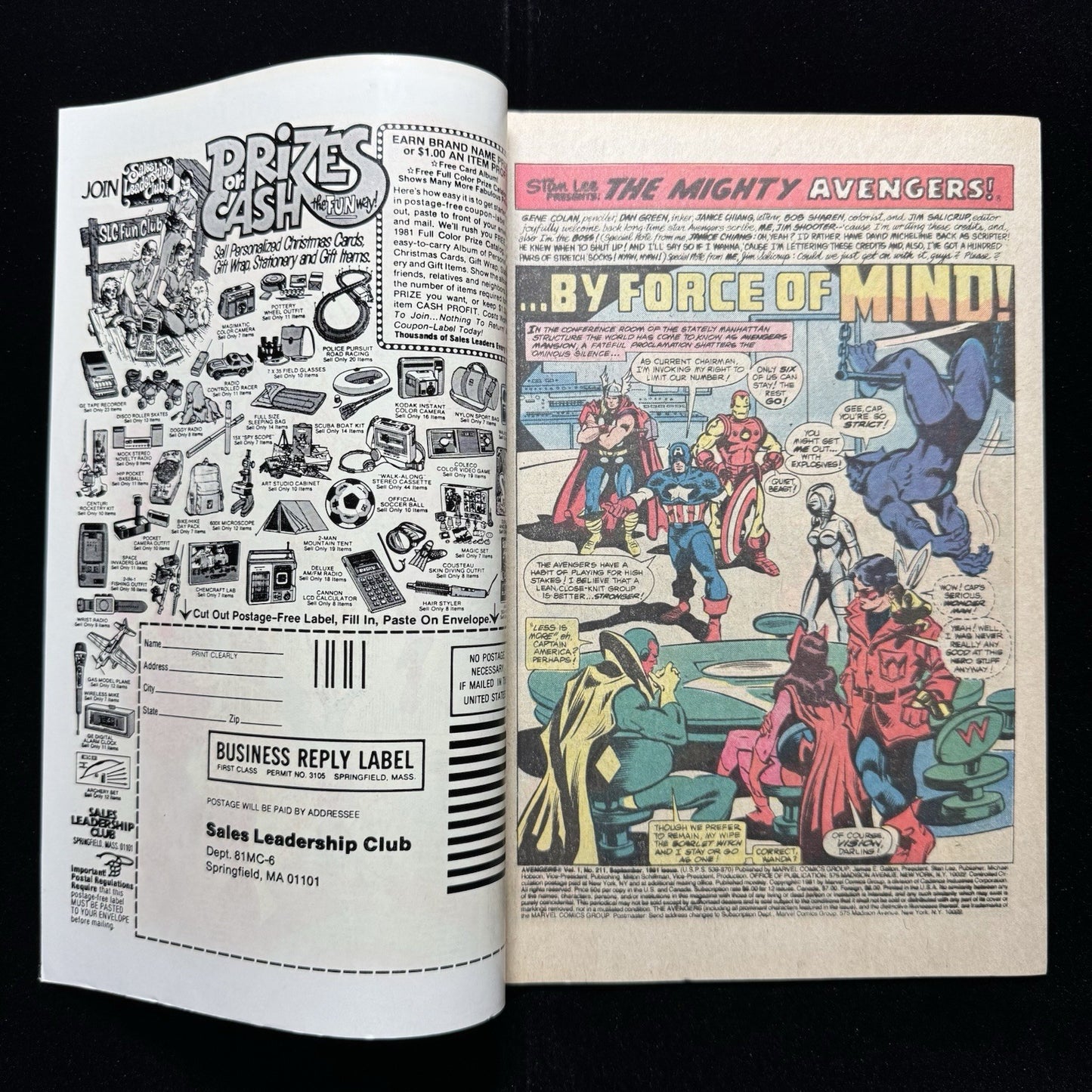 Avengers 211 - Tigra Joins The Avengers- Bronze Age Marvel Comics 1981