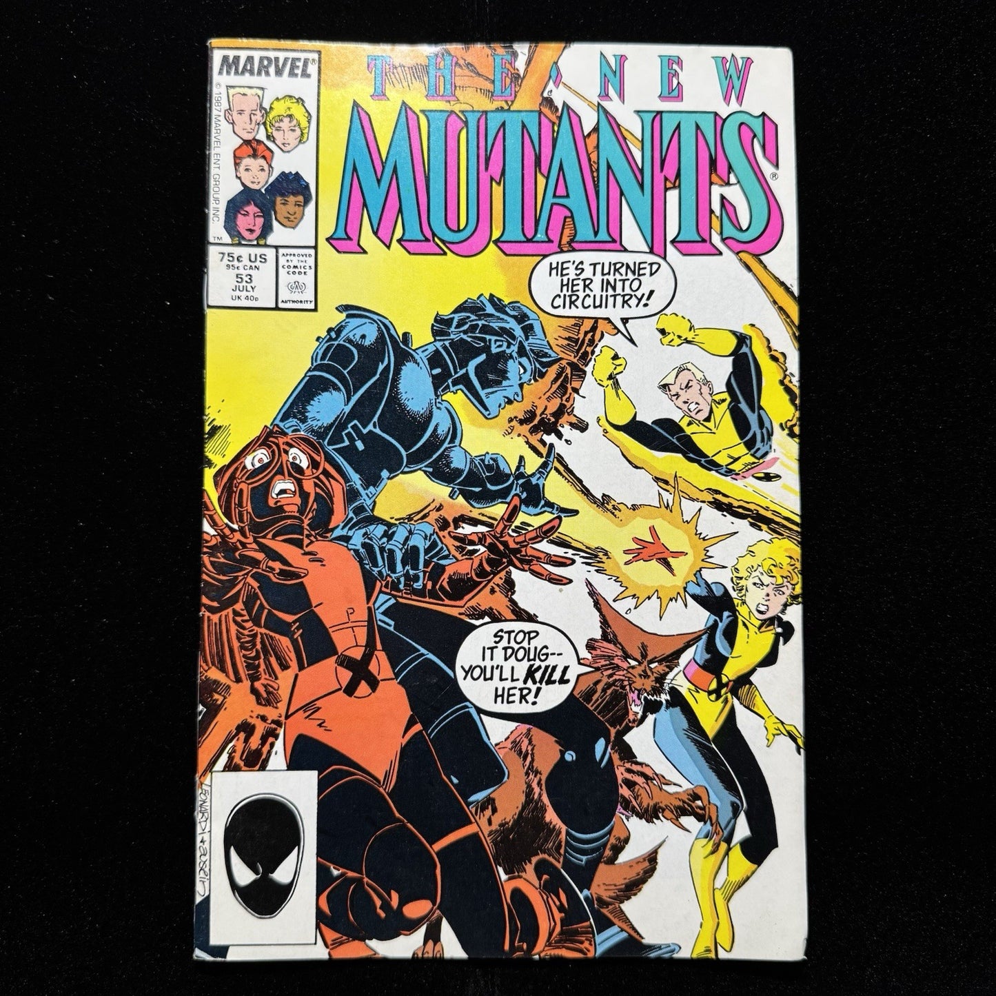 New Mutants 53 - Copper Age Marvel Comics 1987