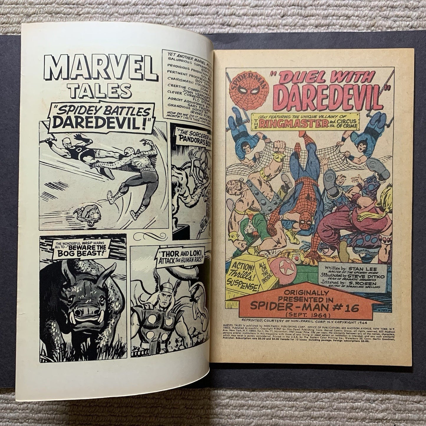 Marvel Tales 11/ Silver Age Marvel Comics 1967