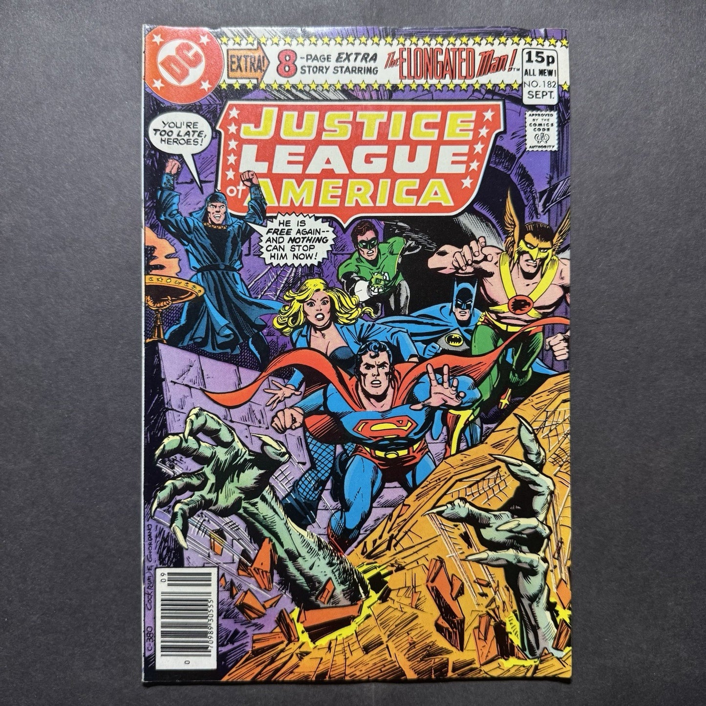 Justice League 182 - Bronze Age Dc Comics 1980