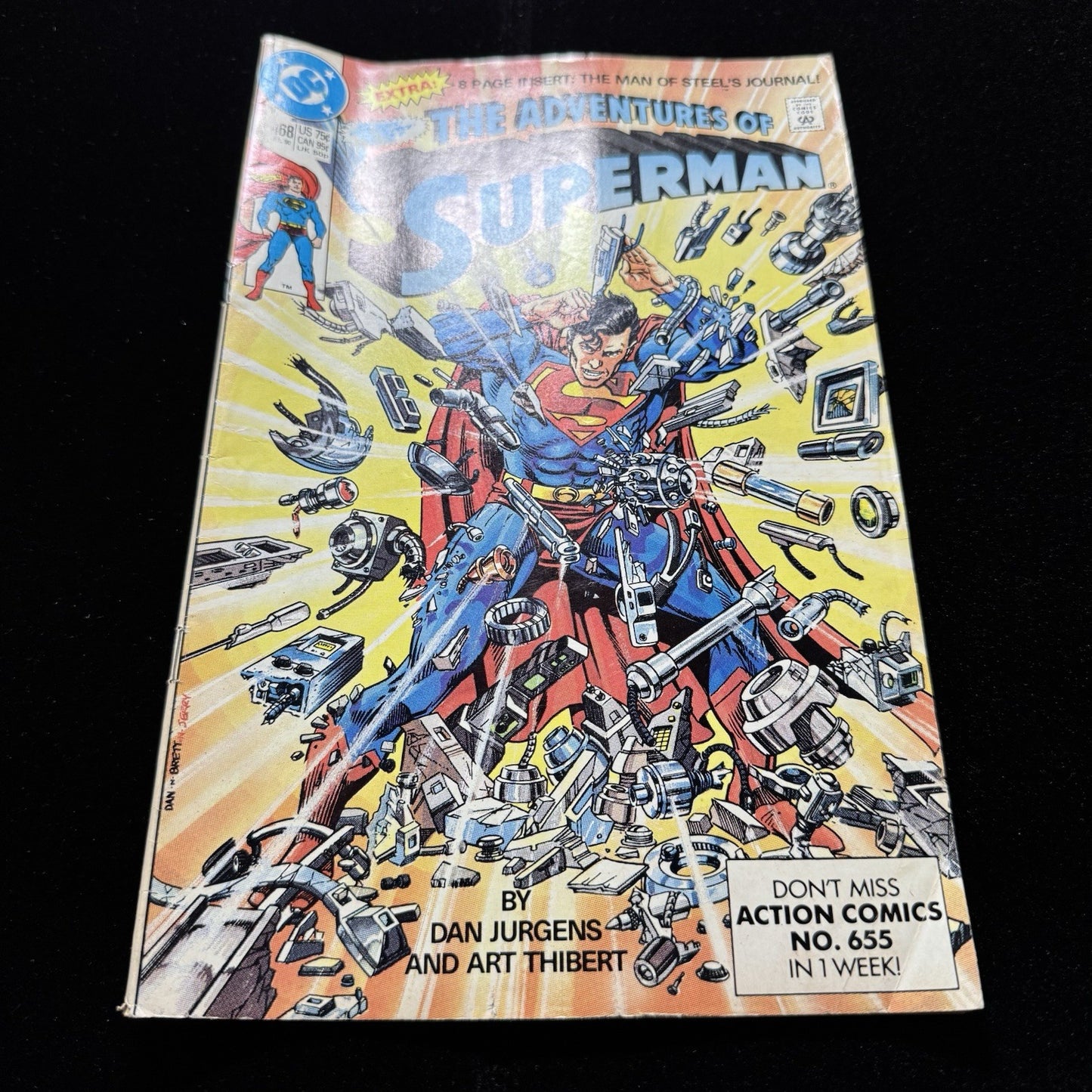 Adventures Of Superman 468 - Copper Age Marvel Comics 1990