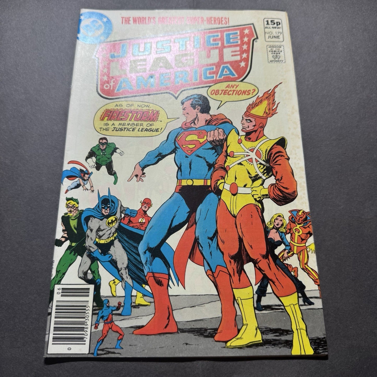 Justice League 179 - 1st Appearance Of Satin Satan - Bronze Age Dc Comics 1980