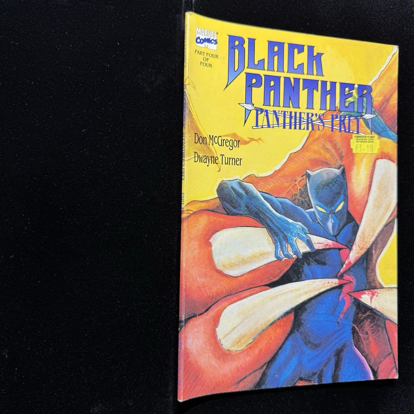 Black Panther Panther's Prey 4 - Copper Age Marvel Comics 1991