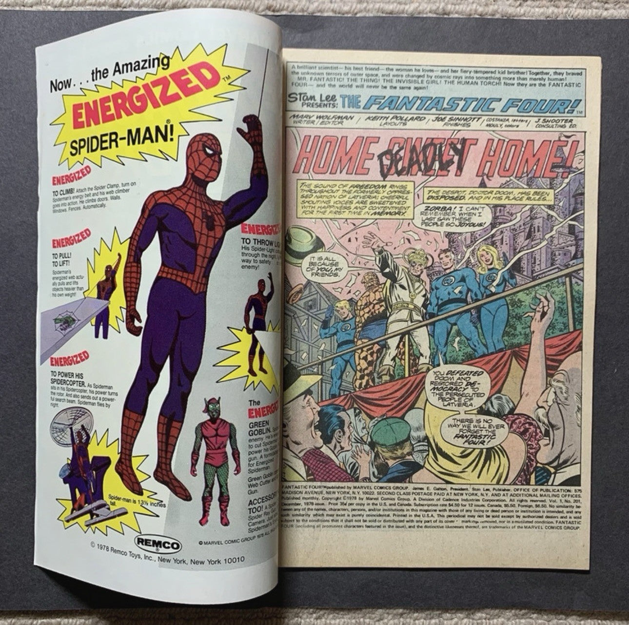 Fantastic Four 201/ Bronze Age marvel comics 1978