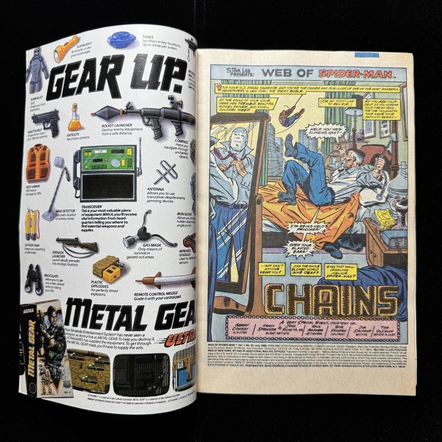 Web Of Spider-Man 52 - Copper Age Marvel Comics 1989