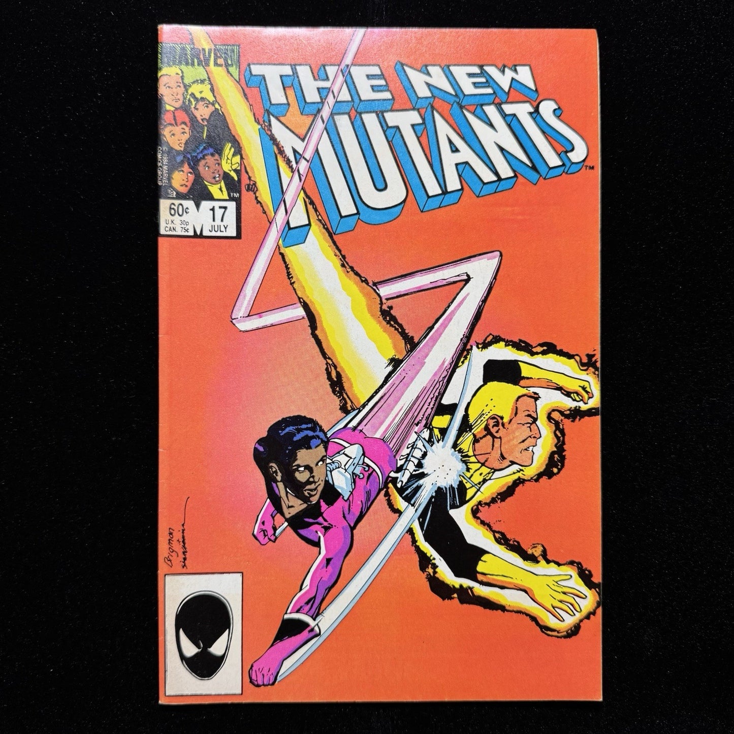 New Mutants 17 - 2nd App Of Thunderbird - Copper Age Marvel Comics 1984