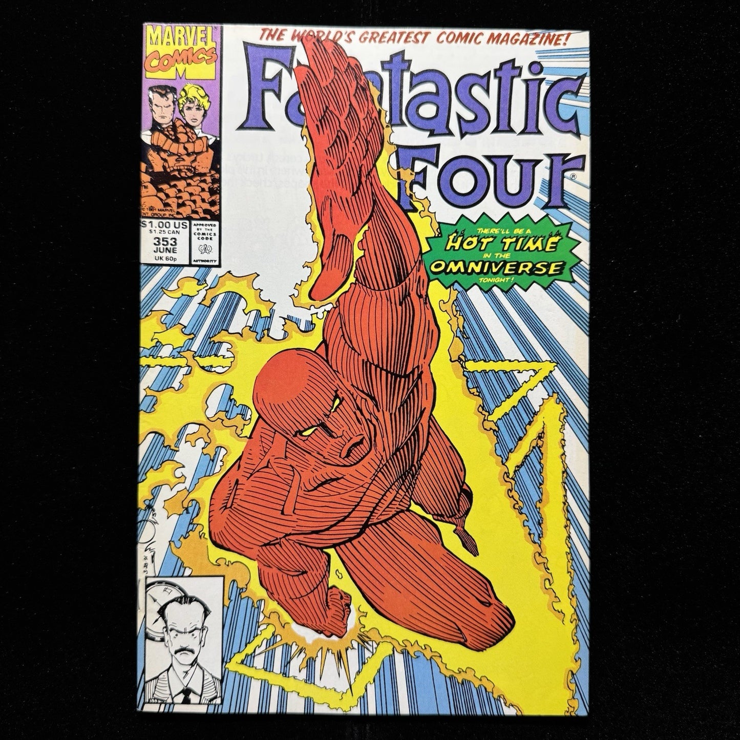 Fantastic Four 353 - 1st Appearance Of Mobius - Copper Age Marvel Comics 1991