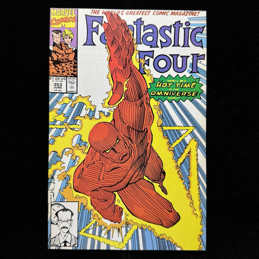 Fantastic Four 353 - 1st Appearance Of Mobius - Copper Age Marvel Comics 1991