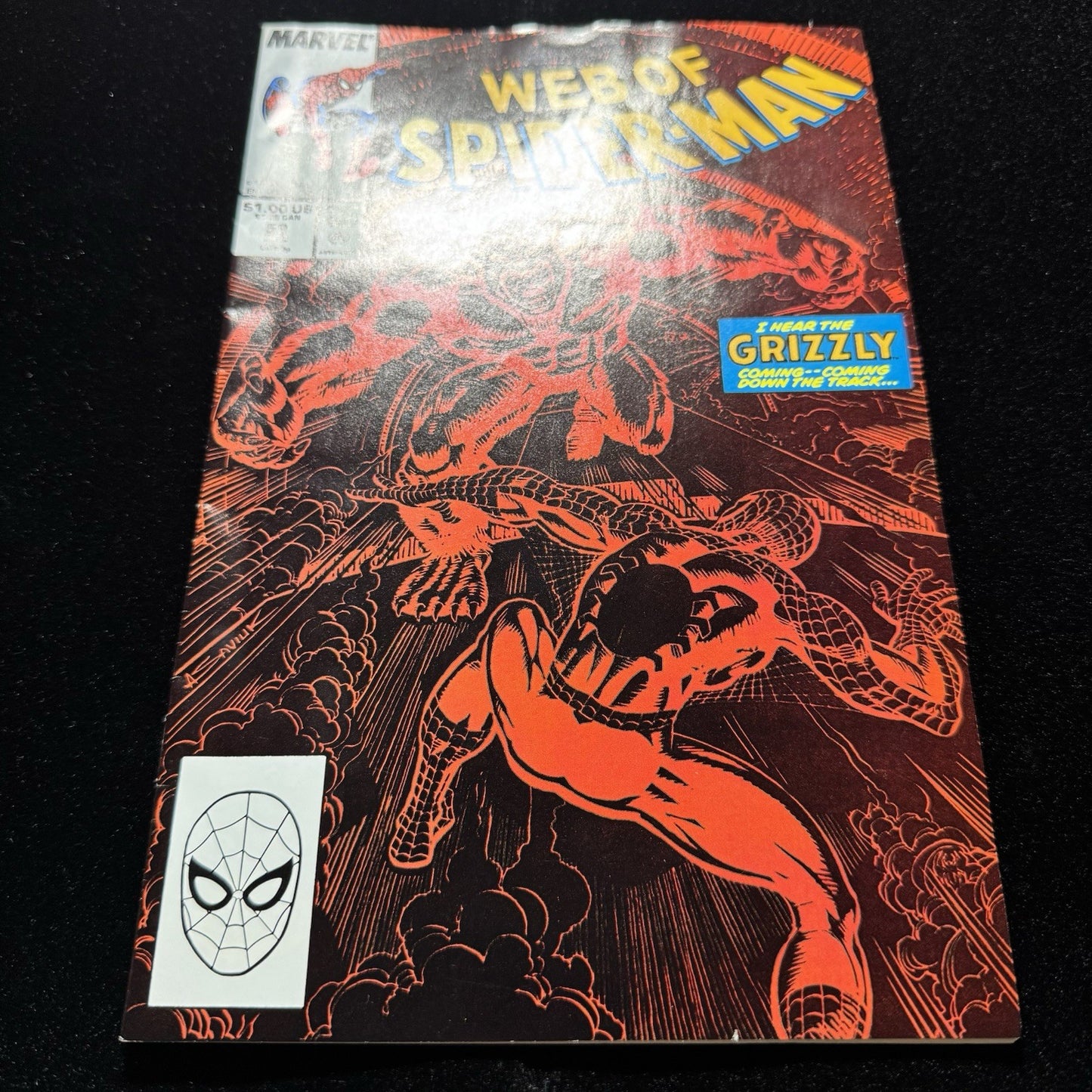 Web Of Spider-Man 58 - Copper Age Marvel Comics 1990