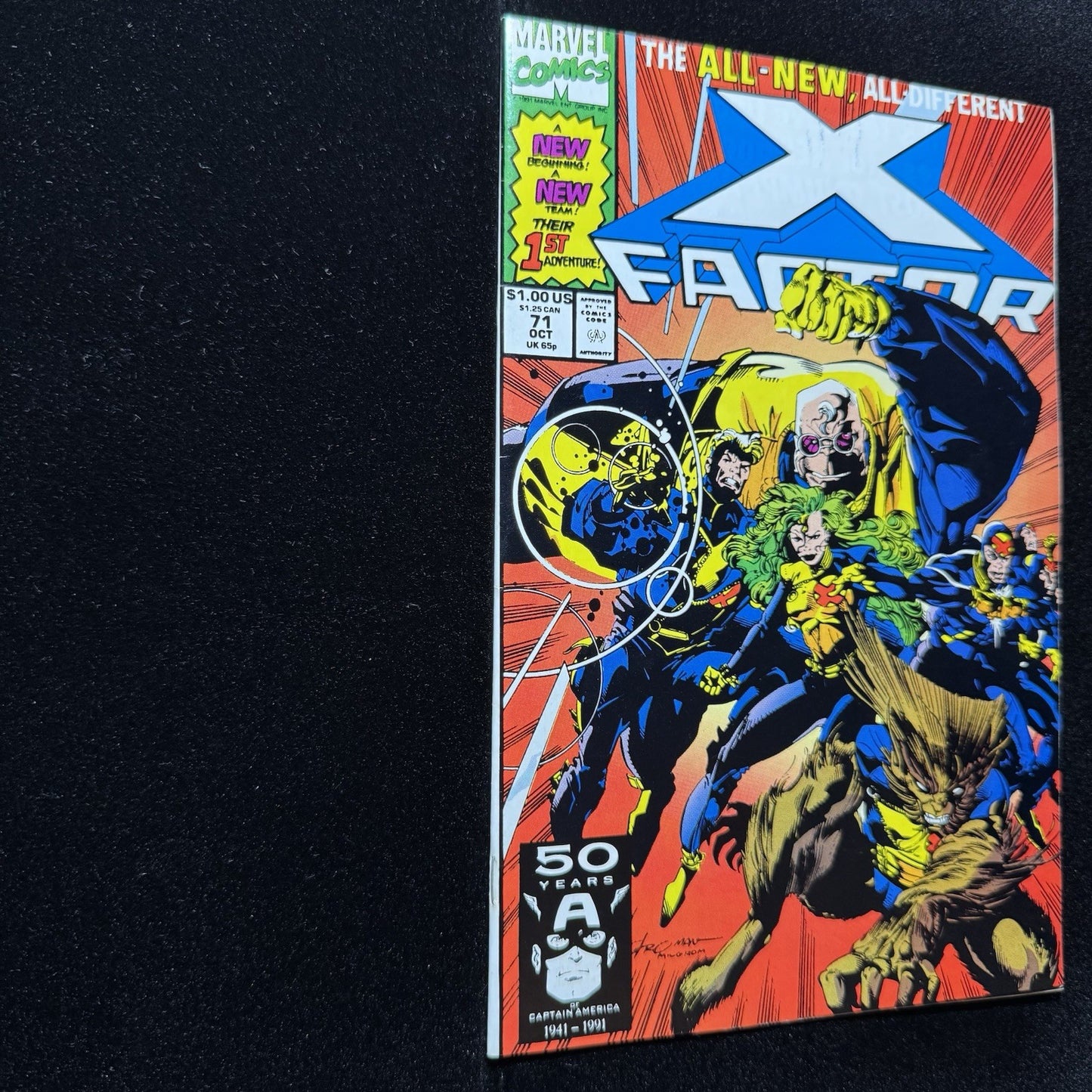 X-Factor 71 - 1st team App Of The New X-Factor - Copper Age Marvel Comics 1991