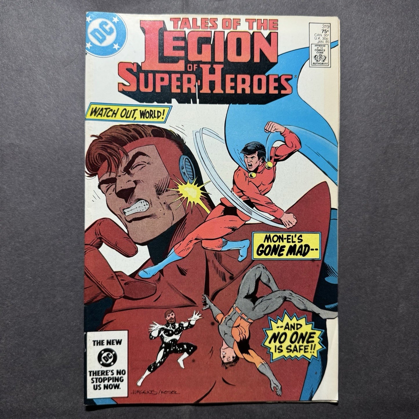 Legion Of Super-Heroes 319 - Copper Age Dc Comics 1985