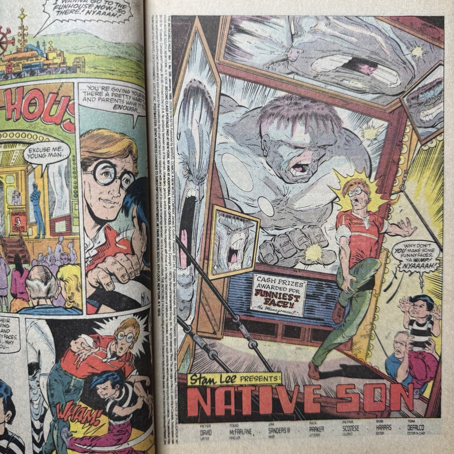 Incredible Hulk 339/ Copper Age Marvel Comics 1988